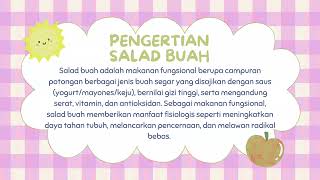 Contoh makanan fungsional 