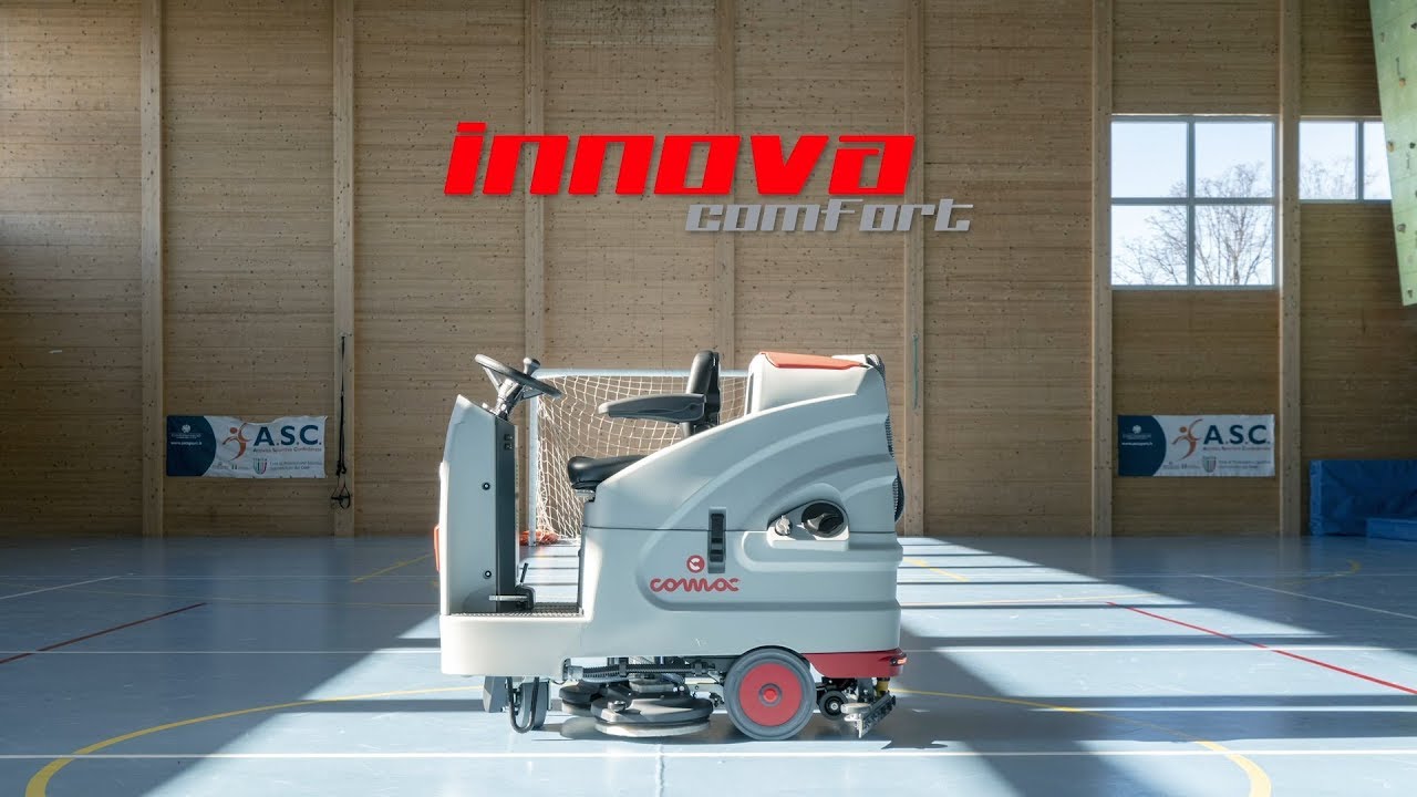 Comac Innova Comfort Floor Scrubbing Machine Youtube