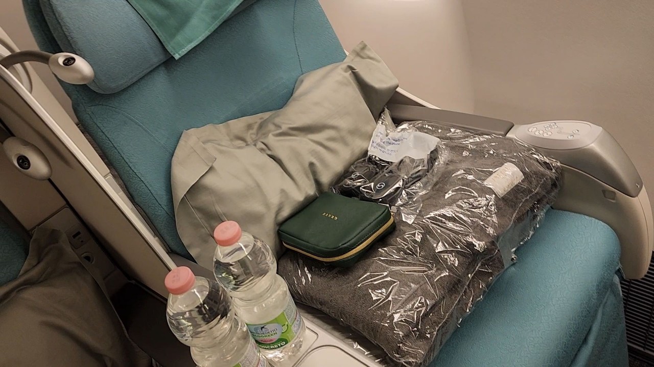 #0230 ■ 대한항공 비즈니스석 메뉴판, 밀라노~인천 26.2.13 초본