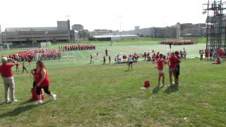OSUMB Alumni Band Practice Script Ohio with Music prior to 9 7 2013 OSU vs SD State Football Game