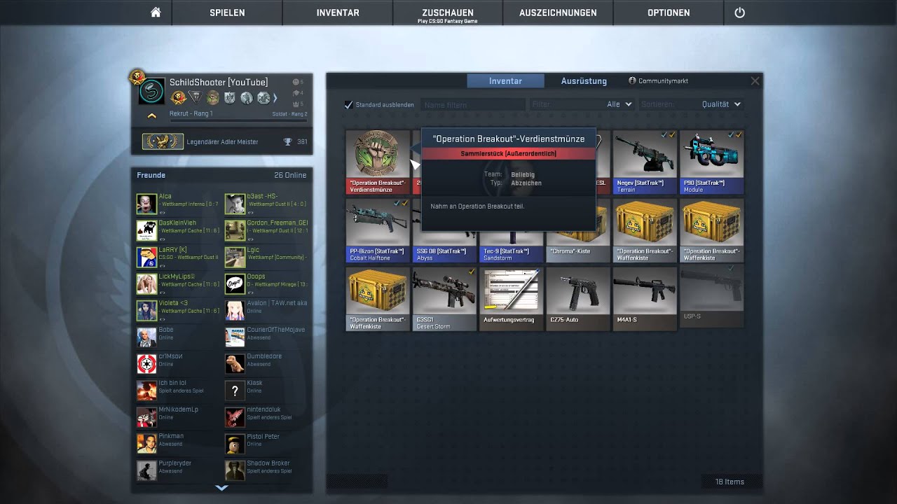 Counter Strike GO: Service Medal 2015