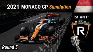 F1 2021 Monaco GP Simulation (ft. @Raian F1 )