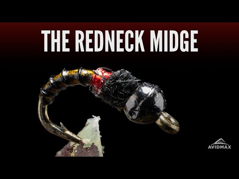 How to Tie the Fulling Mill's Red Neck Midge fly tying video