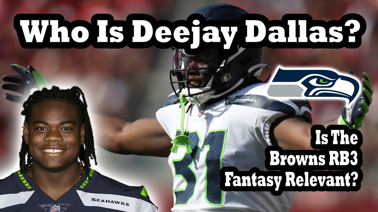 Who Is DeeJay Dallas? Seattle RB3 The Next Chris Carson? Fantasy Analysis + Projections