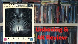 Alien Romulus SIGNED Steelbook Unboxing & 4K Review @VicePress