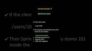 @PathVariable in Spring Boot 🔥 REST API Interview Question #java #springboot