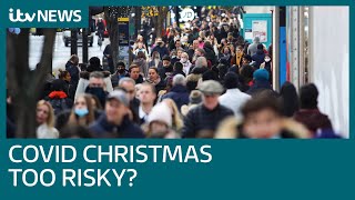 UK Covid infections heading in wrong direction ahead of Christmas rule easing | ITV News