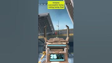 Octane successful Jump Using Jump Pad #Shorts Apex Legends
