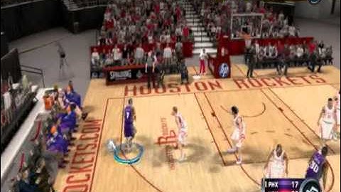 nba 2k12 1st game as a starter-ridiculous shooting.flv