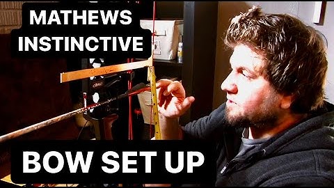 MATHEWS BOW SET UP FOR INSTINCTIVE FINGER SHOOTING SIMPLE AND AMAZING!