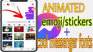 HOW TO CHANGE MESSENGER EMOJIS WITH CUSTOMIZE FONT/STICKER screenshot 2