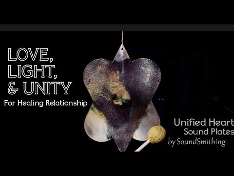SoundSmithing Unified Heart Sound Plate - Love, Light, & Unity - Lapis Lazuli (#LLU031)