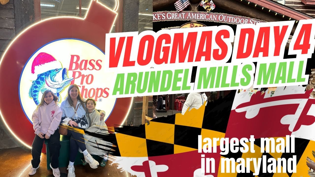 Магазин в торговом центре Arundel Mills со мной | Bass Pro Shop | tjmaxx | Vlogmas, день 4