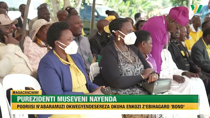 AGACENCWIRE: Purezidenti nayenda Pooriisi n'abaramuzi okwegyendesereza okuha enkozi z'ebihagaro bond