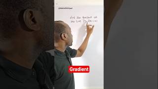Finding the Gradient of a Line #gradient #line #mathswithgpad #maths #gcse #igcse #sat