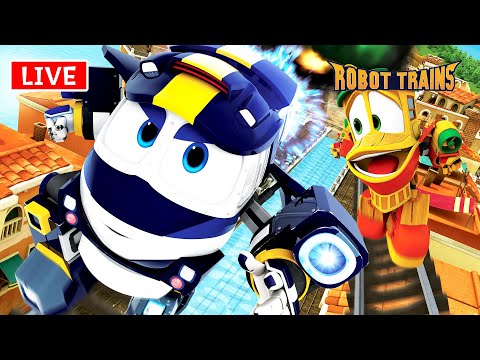 🔴 RobotTrains Full Episode 09~16 Streaming | For kids | ENG | LIVE now