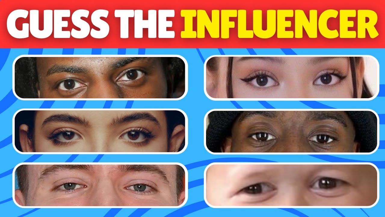 Угадайте инфлюенсера по его глазам!!🤩👀