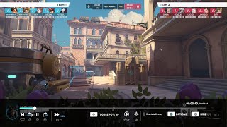 Overwatch 2 junkrat used emote to hide blocked push on rialto