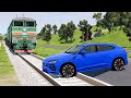 Cars vs Rails #13 – BeamNG.Drive