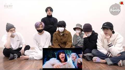 BTS reacts to BLACKPINK 