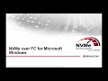 Broadcom nvme over fibre channel technology demonstration