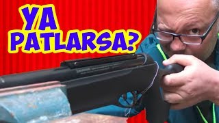 Havalı Tüfekle Telefon Bataryası ve Pil Vurduk - Ya Patlarsa?