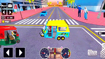 Tuk Tuk auto rickshaw driver game - driving games fans - Android iOS Gameplay #37