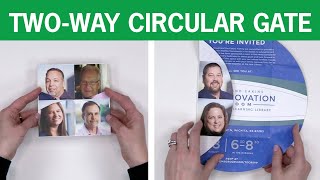 Designer Folds: Two-Way Circular Gate