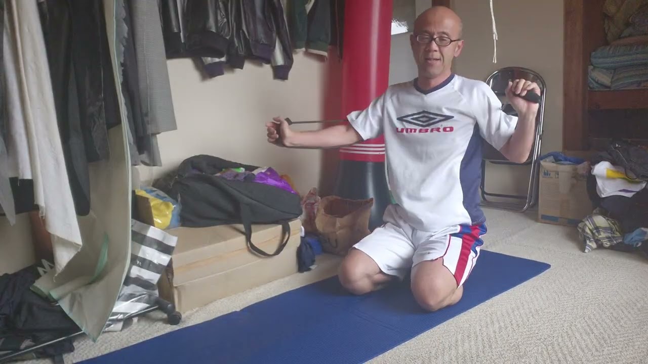 アブローラーチャレンジ新年day25、total day 36(足首、カニ歩き、腕立て、ブルガリアンスクワット込み