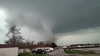 Celina / Wapakoneta ohio 2024'tornado outbreak.tornato almost formed by my apartment