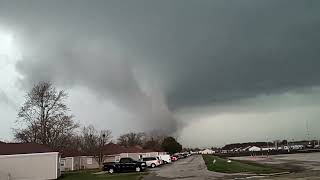 Celina Wapakoneta ohio 2024 tornado outbreak tornato almost formed by my apartment