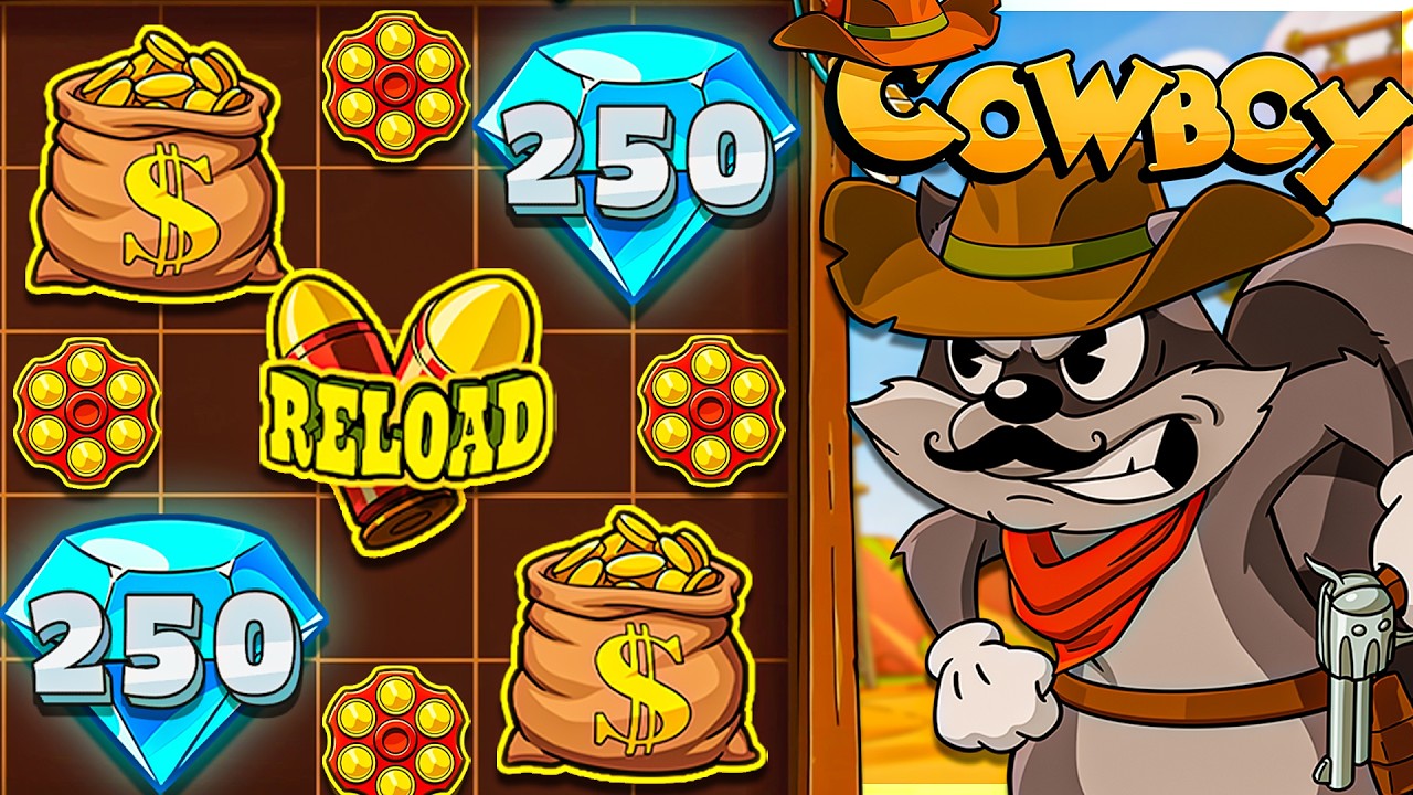 HUGE DIAMONDS On LE COWBOY SLOT!!
