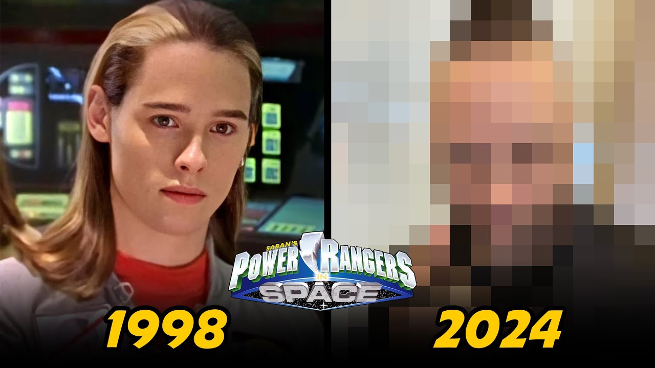 Then and Now Power Rangers in Space