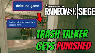 NPC TrashTalker Meets The ATTACKING Rat Trap... - Rainbow Six Siege