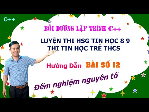 Video 8t11.12 Lập trình C Bài toán 12 Đếm nguyệm nguyên tố... - YouTube