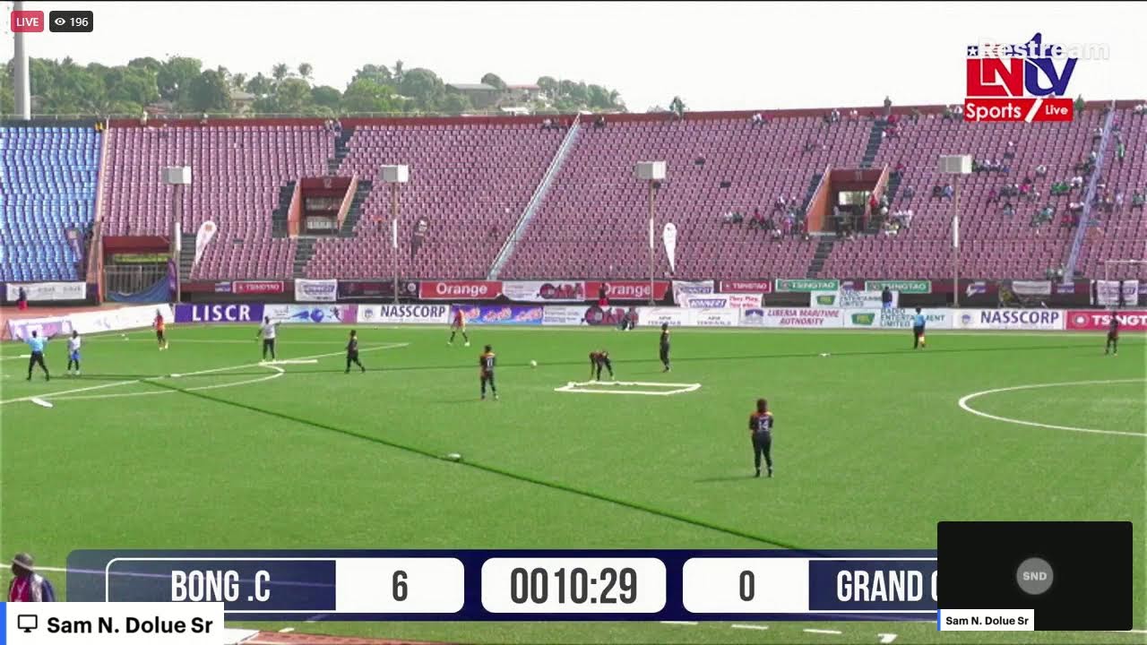 NATIONAL COUNTY SPORTS MEET 2024/2025. THIRD PLACE KICKBALL BONG COUNTY VS GRAND GEDEH