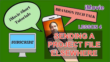 Transferring an #imovie  Project file to another computer or person to continue to edit it #tutorial