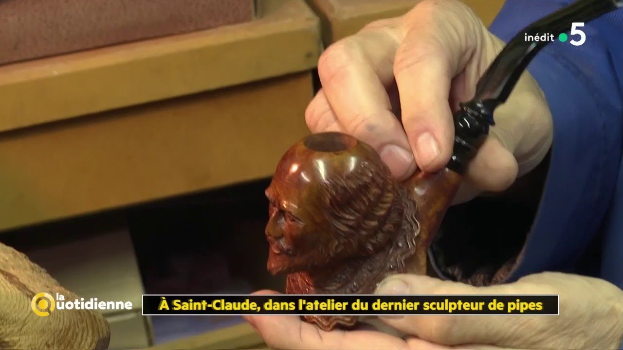 À Saint-Claude, dans l'atelier du dernier sculpteur de pipes - La Quotidienne