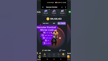 12 July Hamster Kombat Daily Cipher Morse Code Today.