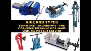 VICE AND TYPES - BENCH VICE, MACHINE VICE etc.(CLASS-37) FITTER FIRST YEAR WEEK NO.2 BY PRASANNA G N screenshot 3