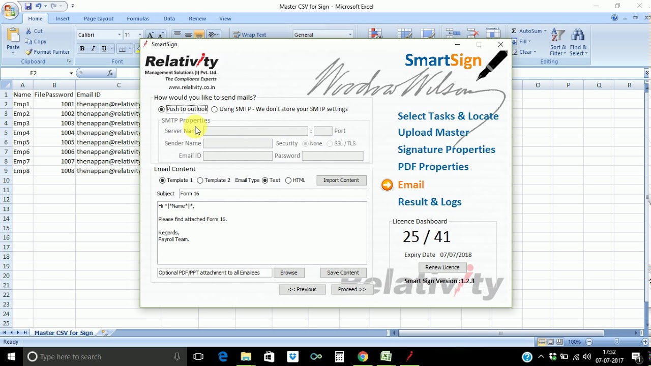 Demo Part 2 : E-smart sign Software for FORM 16 Part A and Part B ...