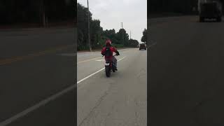 2019 Honda Monkey wheelie