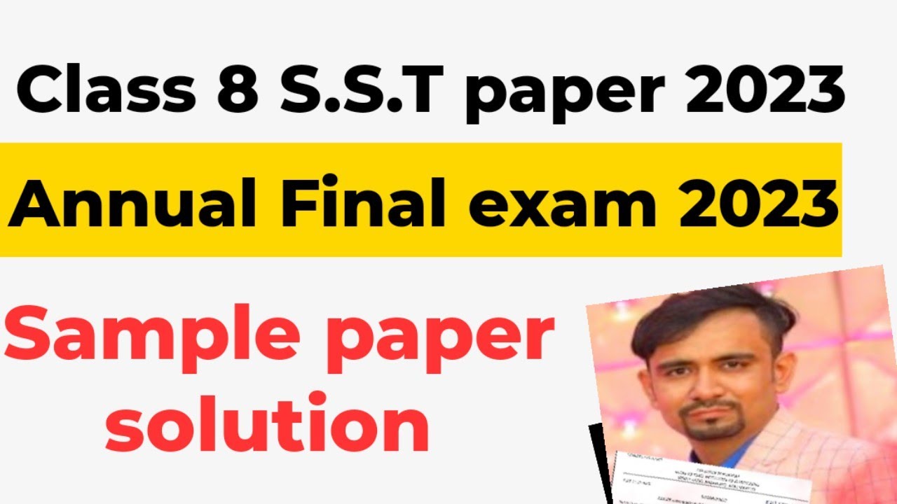 class 8 sst sample paper 2022 23 // kvs, doe/ final exam social science