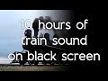 🎧 Train sound on high quality white noise ASMR relax sleep study black screen dark screen