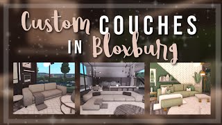 How to Make 3 Different Custom Couches in Bloxburg!