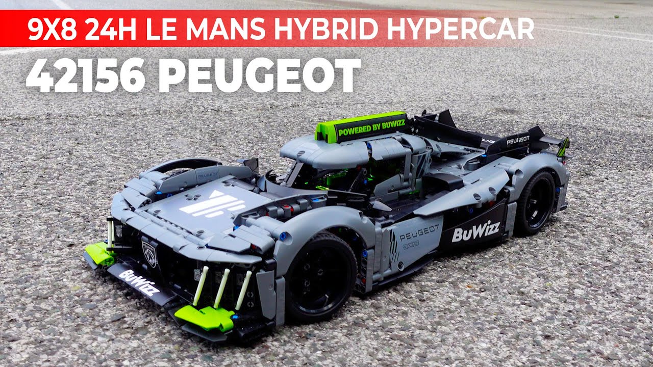 Here's how they made the Lego Peugeot Le Mans car