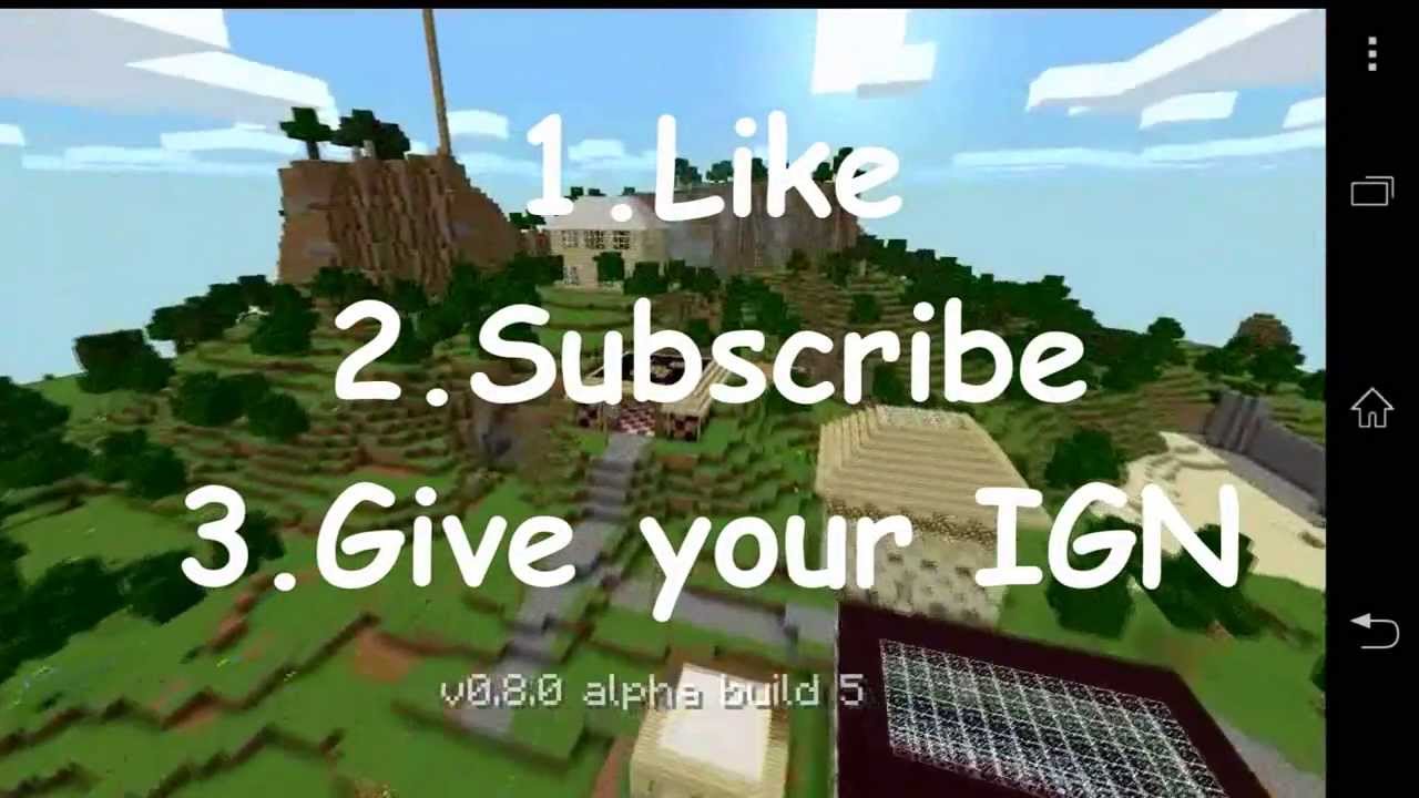 Minecraft PE Worldwide & 24/7 Server - JOIN NOW - YouTube