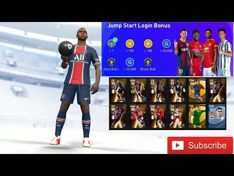 Opening Pack New Player Day 1 Login PES 2021 Mobile Got Mbappe & 10 Black Ball