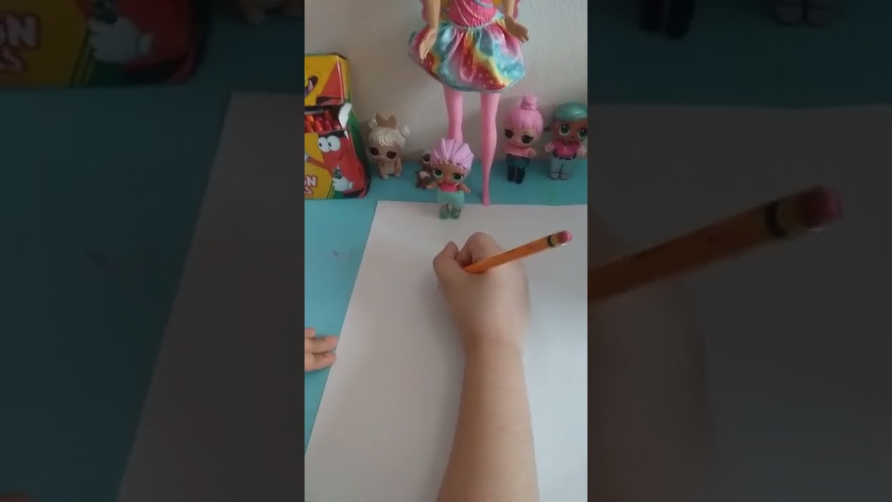 How to draw LOL Surprise Merbaby!