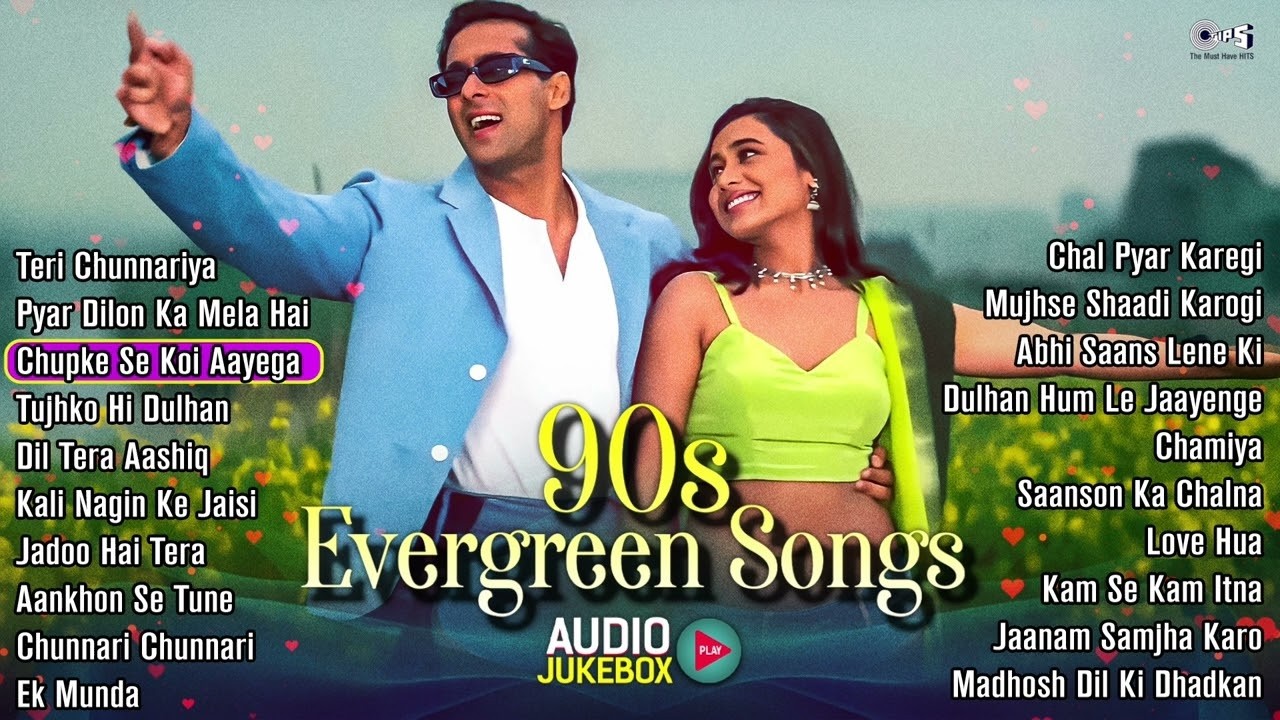 90s Evergreen Hindi Songs | 90s Hits Hindi Songs | Romantic Hindi Songs |90s Bollywood Songs Jukebox